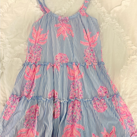 Lilly Pulitzer Blue and Pink Striped Dress - Picture 2 of 2